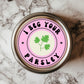 I Beg Your Parsley Sticker - Funny Herb Label, perfect for punny kitchen decor with a charming parsley leaf illustration, designed to add humor to your spice jars.