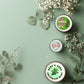 Whimsical C’Mon Baby, Let the Good Thyme Roll Sticker designed as a 3x3" spice jar sticker, bringing a cheerful vibe to your herb storage.