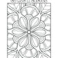 Coloring page with a cactus design and 'Go Hug a Cactus' text.