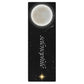 Selenophile yoga mat featuring a full moon against a starry night sky with elegant lettering and celestial accents.